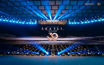 OPPO 30 周年司庆的 “空中巨筑”:优发国际气膜馆如何打造高端沉浸式庆典体验